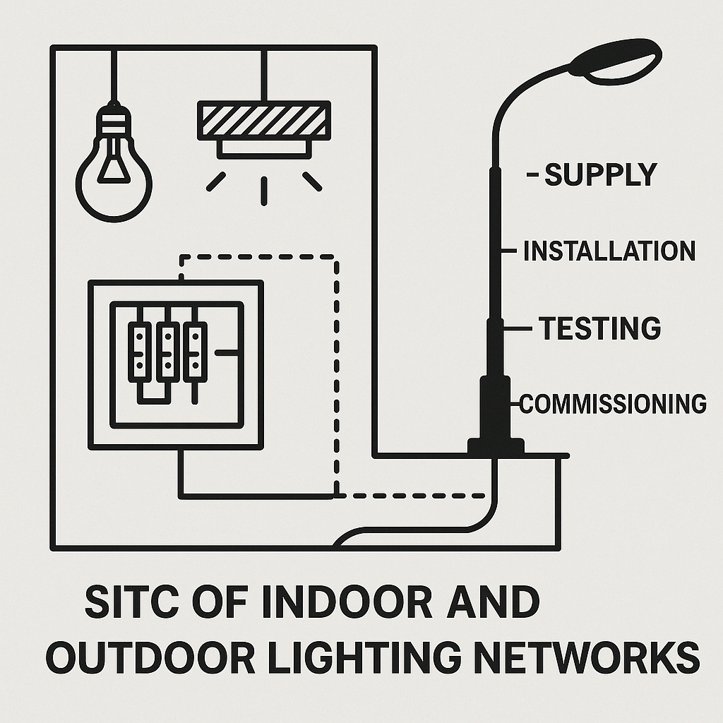 SITC of Indoor and Outdoor lighting networks